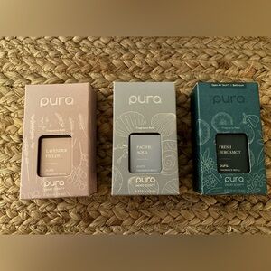 Pura Fragrance Refill Set - Lavender, Aqua, Bergamot